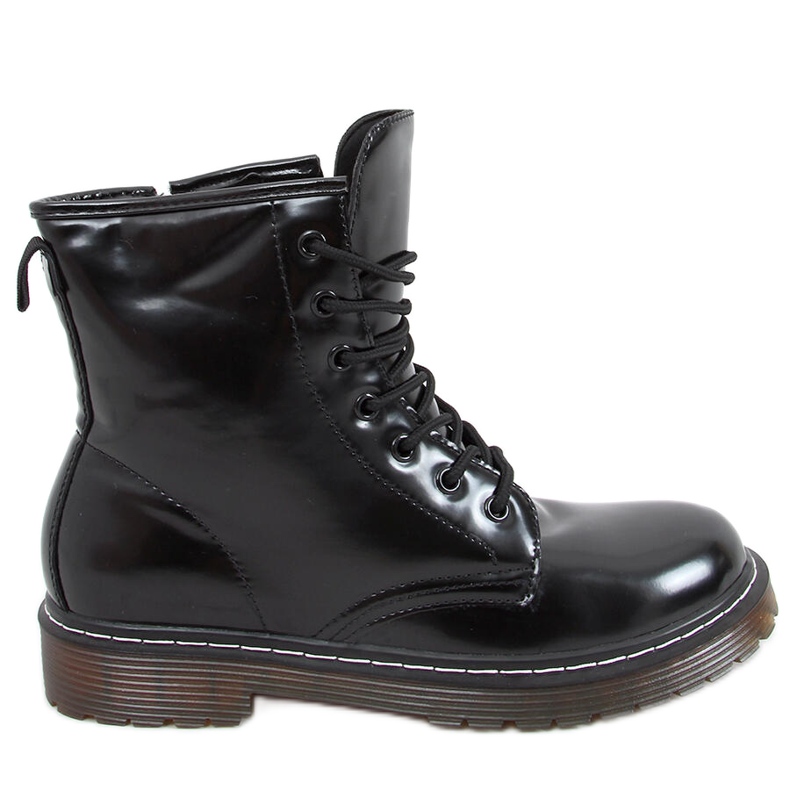 Botins femininos Dona Black preto
