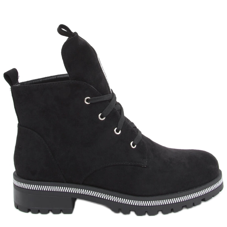 Botas de amarrar Bing Black preto
