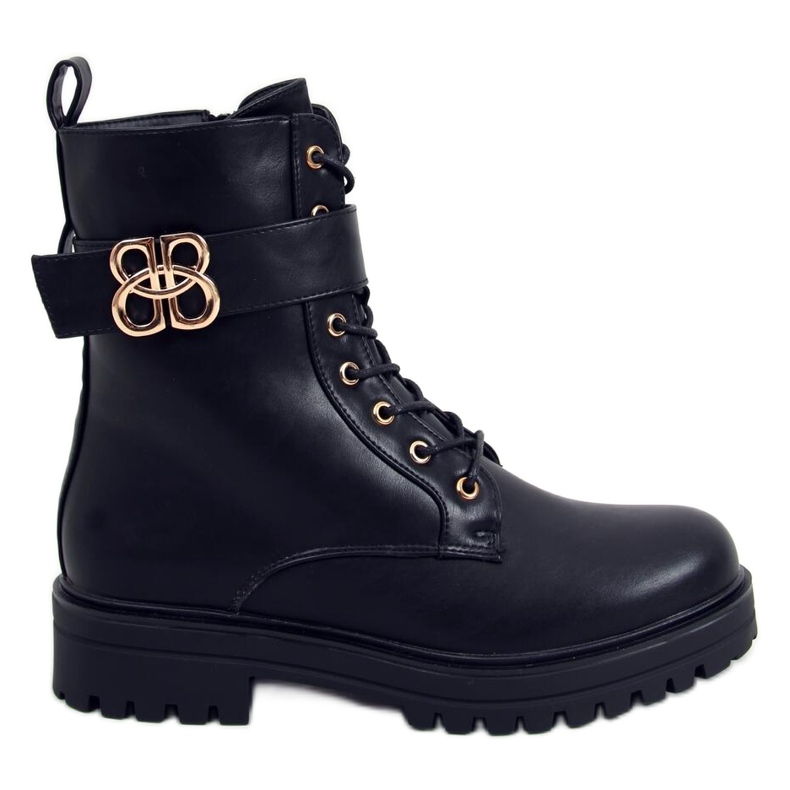 Botas militares Vicky Black preto