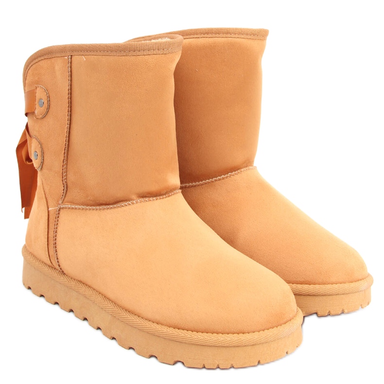 Botas de neve Emusy com arcos Stella Camel castanho