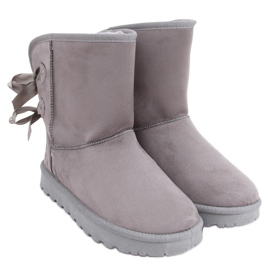 Botas de neve Emusy com arcos Stella Gray cinza