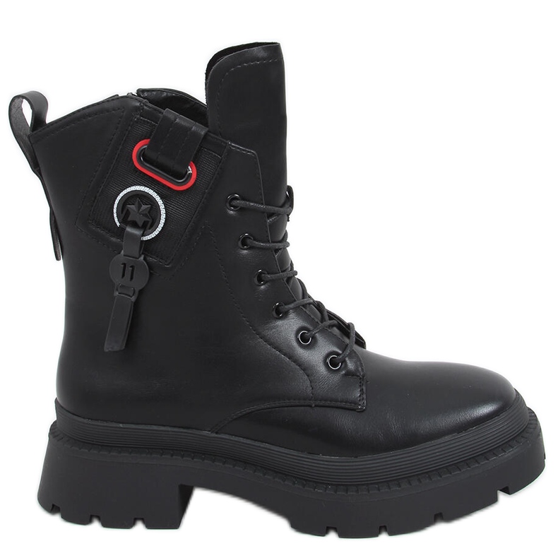 Botas militares Berit Black preto