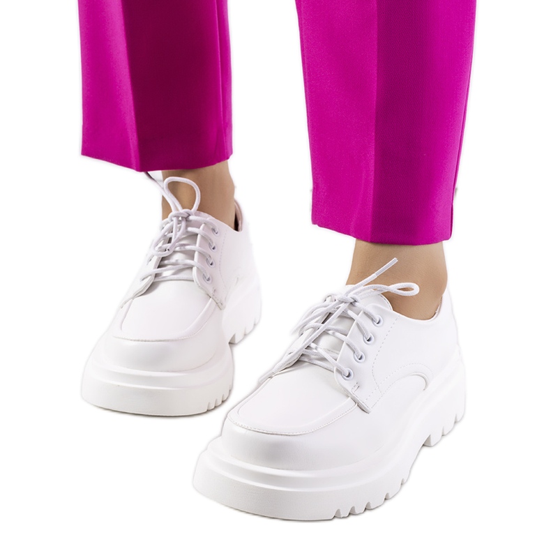 Nunes sapato oxford branco