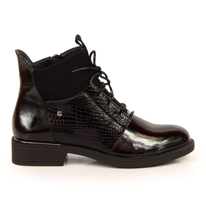 Botas lacadas Vinceza W JAN135 preto