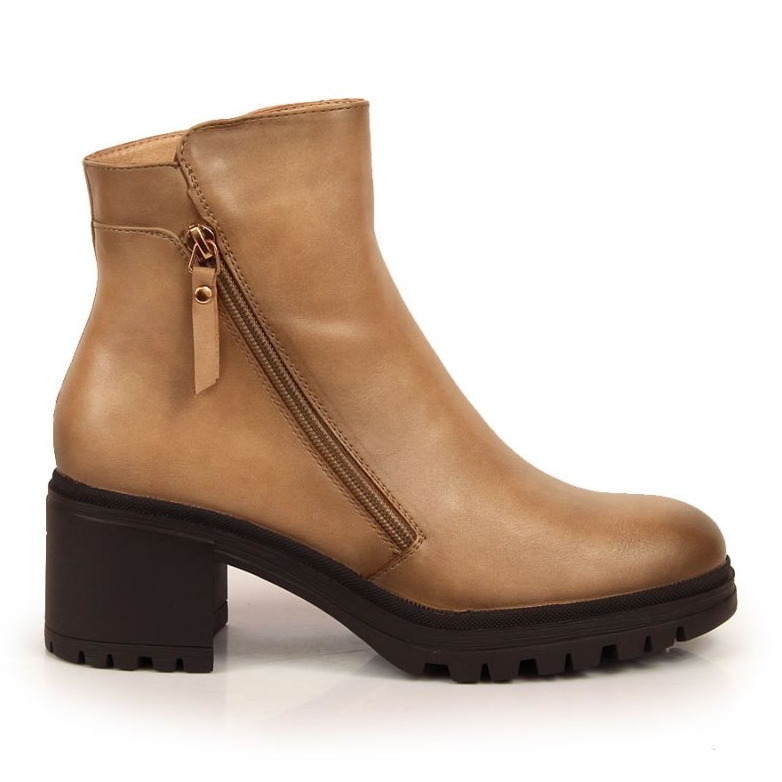 Vinceza W JAN139B botas bege de trabalho