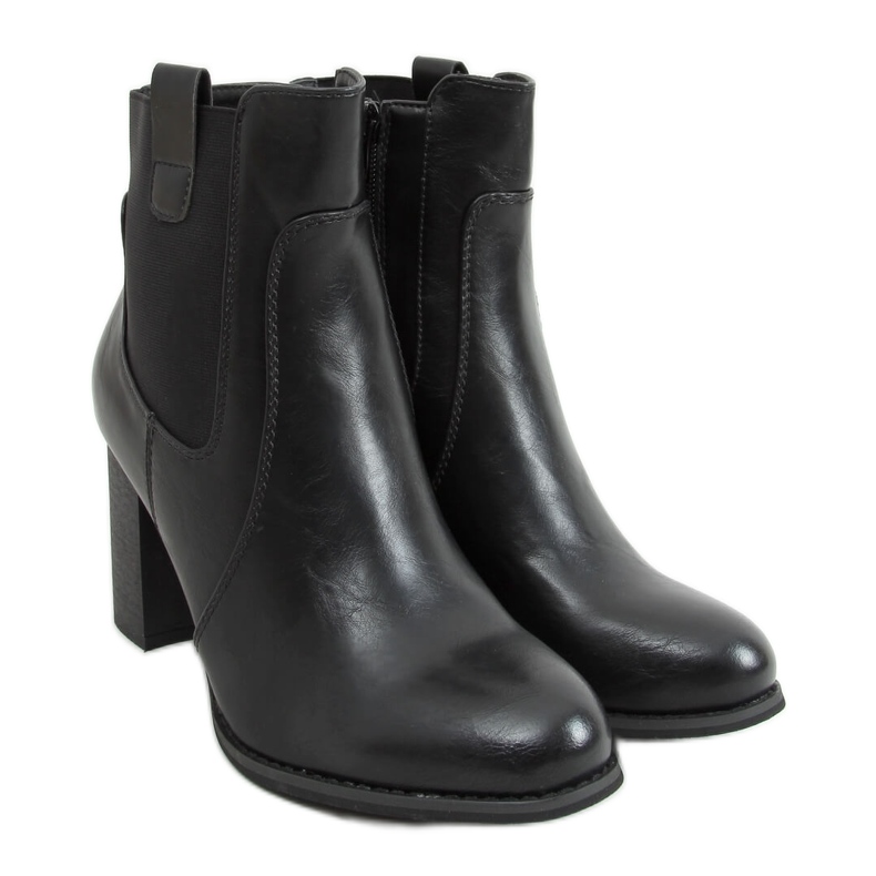 Botas pretas de salto alto Finestra preto
