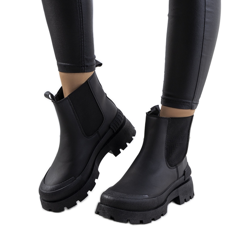 Botas Kamisa pretas preto