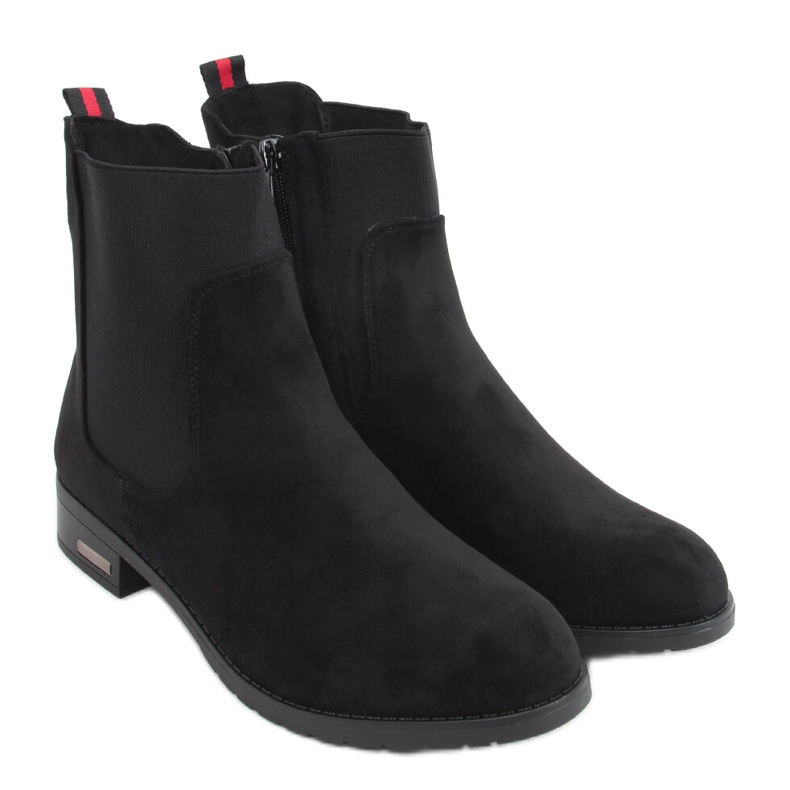 Wiki botas Chelsea Black femininas preto