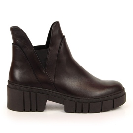 Botas pretas para mulher Botas Chelsea Dolce Pietro preto
