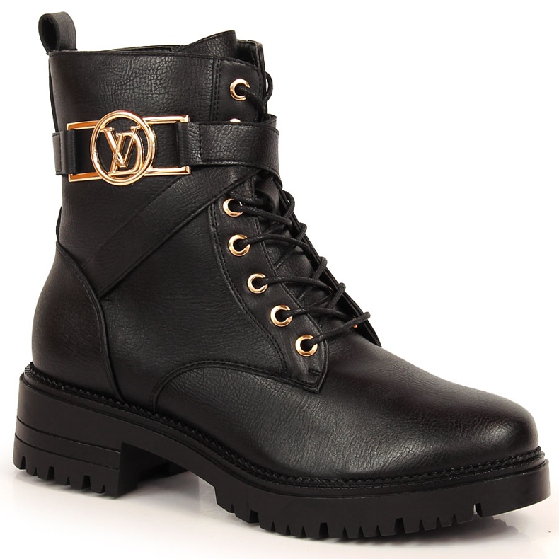 Vinceza Botas quentes de mulher Potocki pretas preto