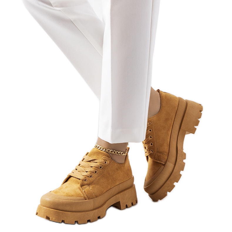 Tênis marrom na plataforma Dearth castanho