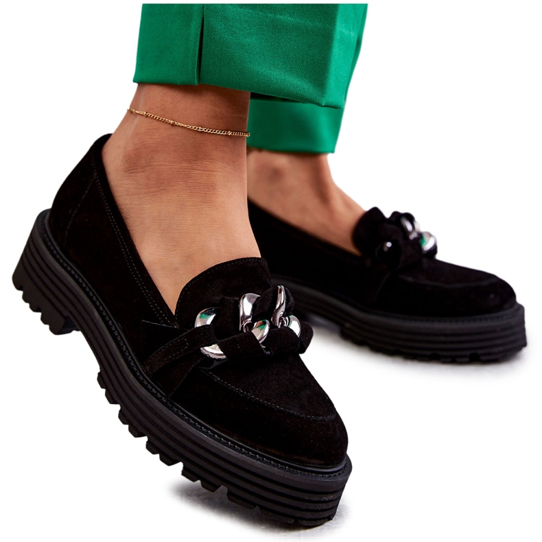 Tênis feminino de camurça Laura Messi 2523 preto