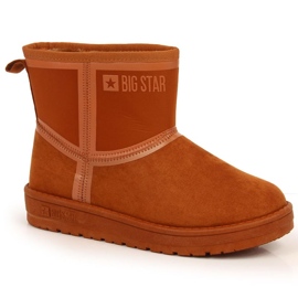 Botas de neve na plataforma de camelo Big Star W INT1751A marrom