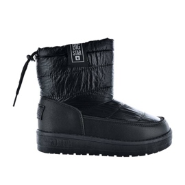 Botas de neve metálicas pretas de menina Big Star KK374220 preto