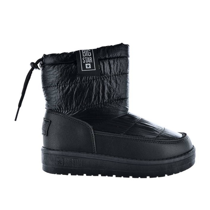 Botas de neve metálicas pretas de menina Big Star KK374220 preto
