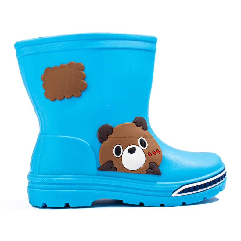 Shelovet botas baixas para menino, azul claro