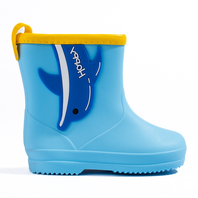 Botas baixas Shelovet para menino com golfinho azul