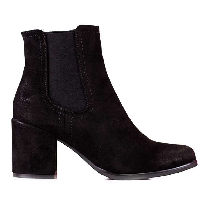 Botas Jodhpur pretas no poste Shelovet preto
