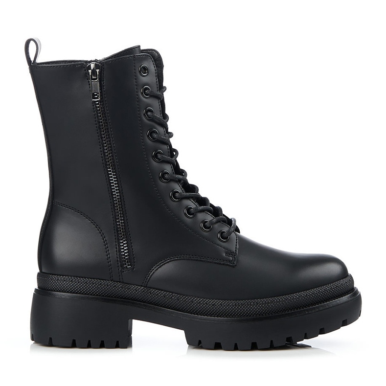 Trabalhadores femininos com zíper Shelovet decorativo preto