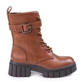 Shelovet botas castanhas para mulher marrom