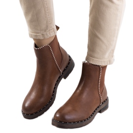 Bota Chelsea marrom Luton