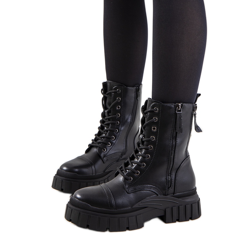 PA1 Botas Leeside pretas preto