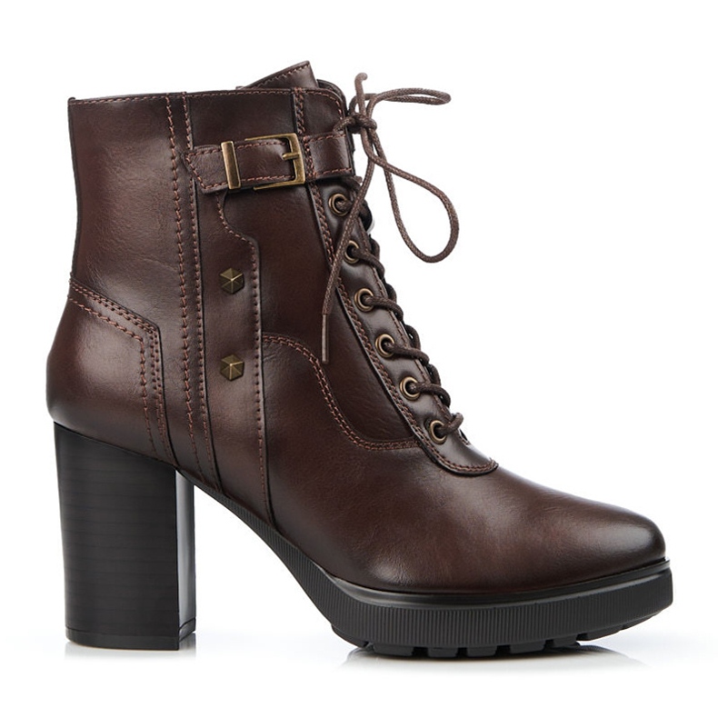 Bolsas femininas rendadas no poste Shelovet marrom castanho