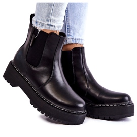 Botas quentes sem salto Big Star II274101 pretas preto