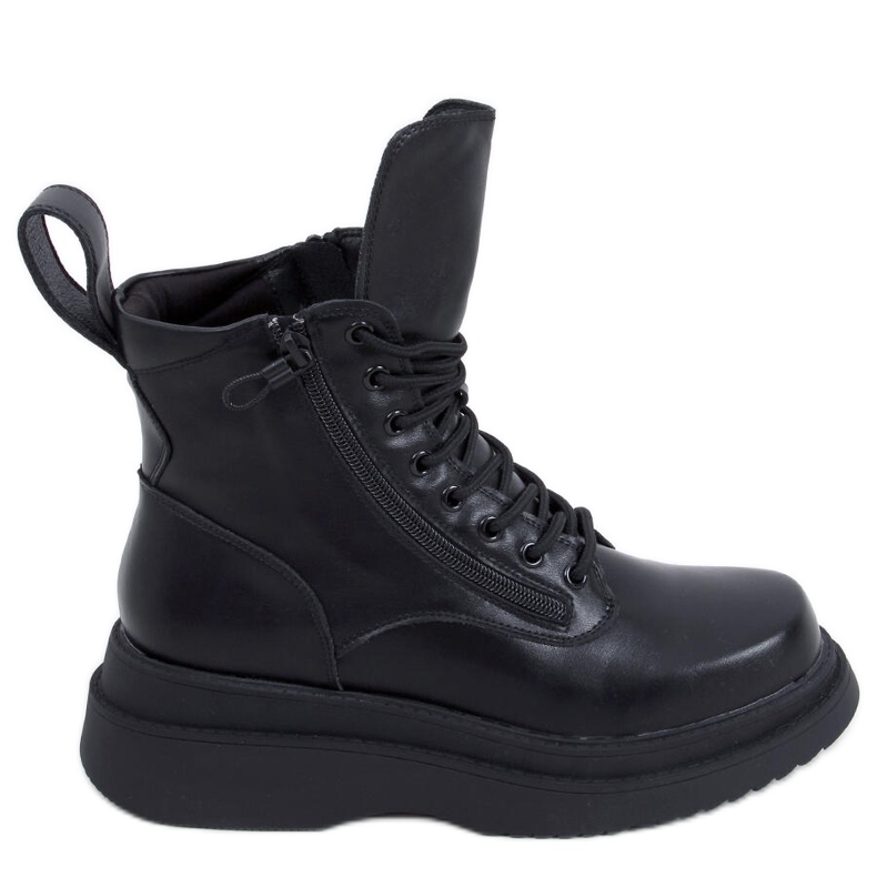 Bota cano alto Edvin Black preto