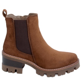 Botas de salto alto Ragga Khaki marrom
