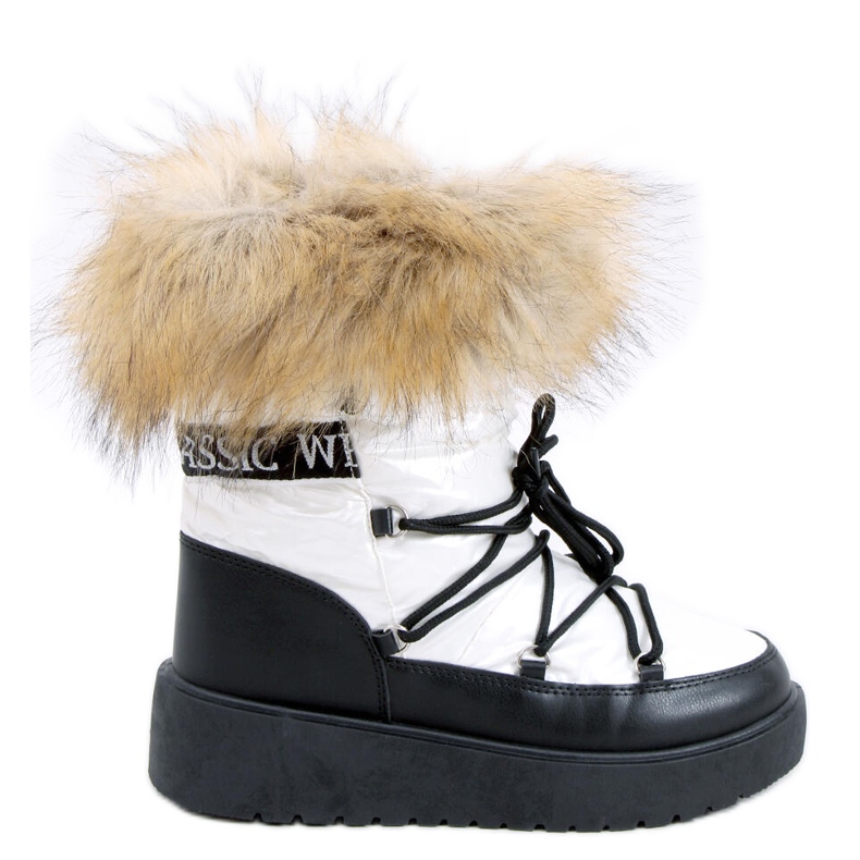 Botas de neve Einar brancas de mulher branco