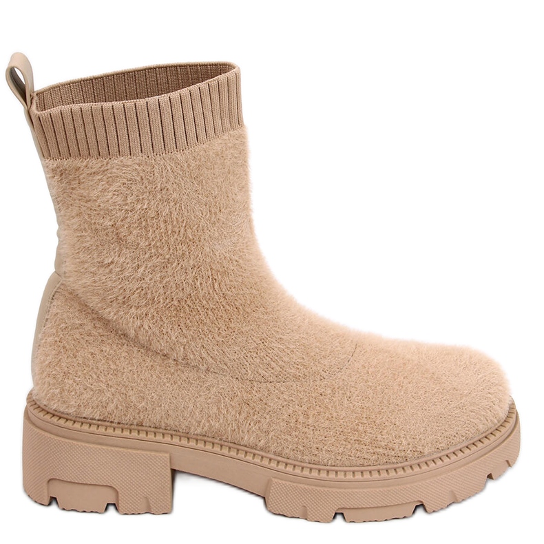 Botas meias Roanna Khaki bege