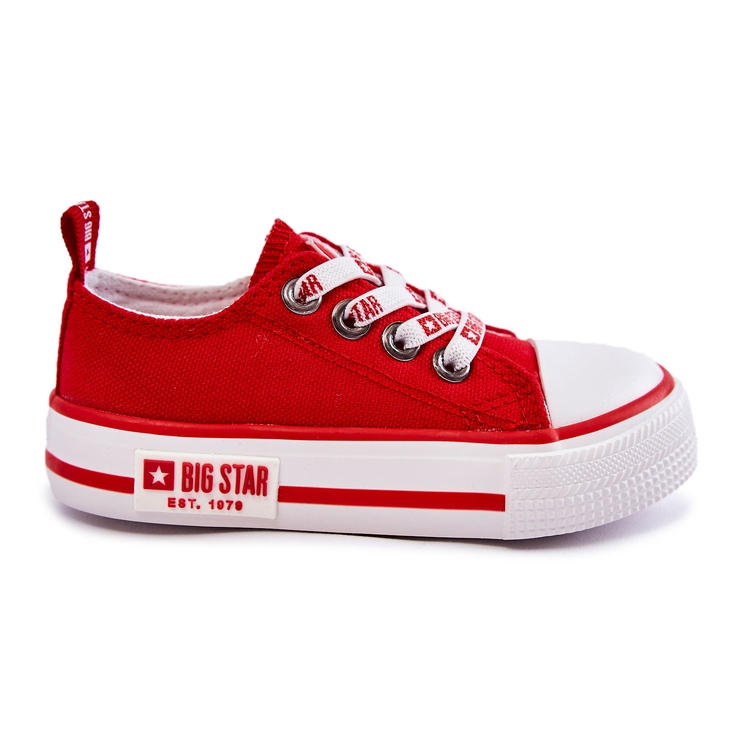 Tênis de material infantil Big Star KK374071 Vermelho