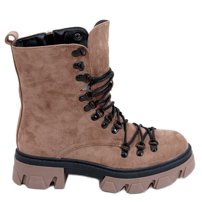 Bota com cadarço Conor Khaki castanho