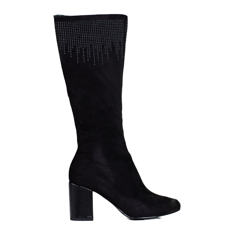 T.Sokolski Botas femininas elegantes de salto alto Sokolski preto