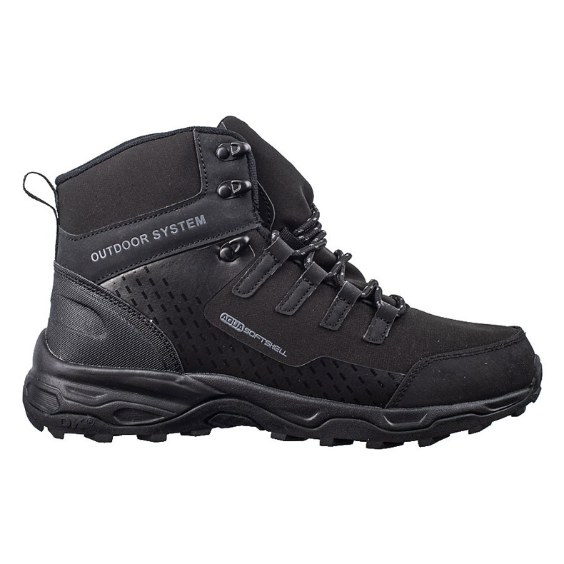 Sapatos de trekking masculinos High DK Outdoor preto