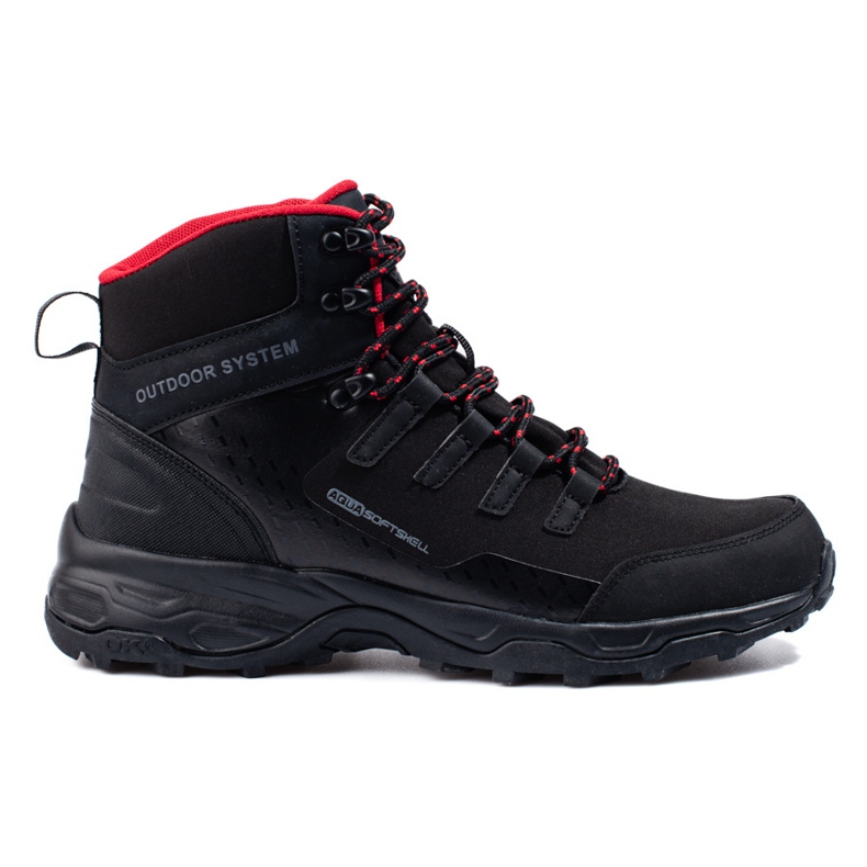 Sapatos de trekking masculinos High DK Outdoor preto