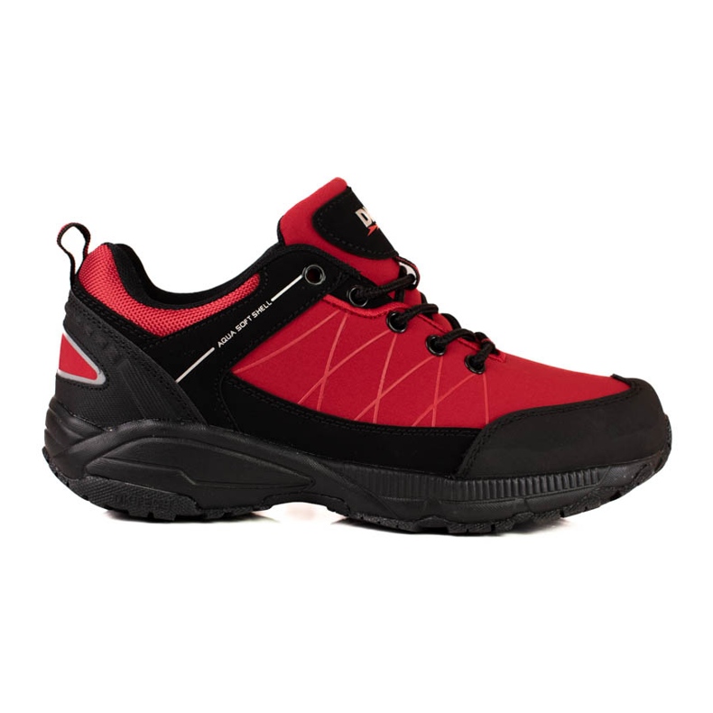 Tênis de trekking feminino DK vermelho preto