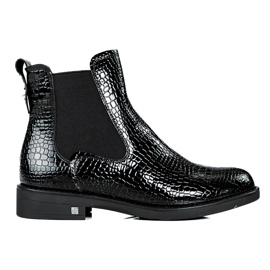 W. Potocki Botas Chelsea de mulher com isolamento Potocki preto