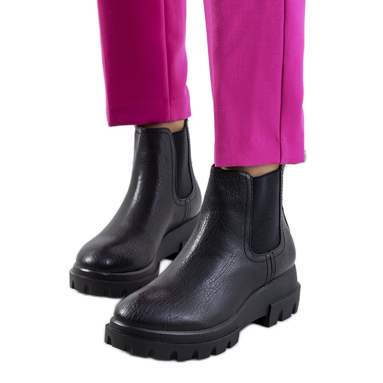 Botas pretas da Bexley preto