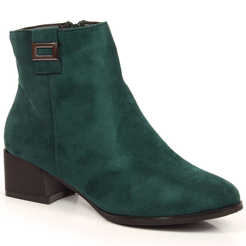 M. DASZYŃSKI Botas quentes de camurça verde de mulher Daszyński SAN3B M. DASZYŃSKI Botas quentes de camurça verde de mulher Daszyński SAN3B