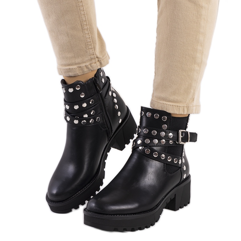 Botas Kinecardine pretas preto