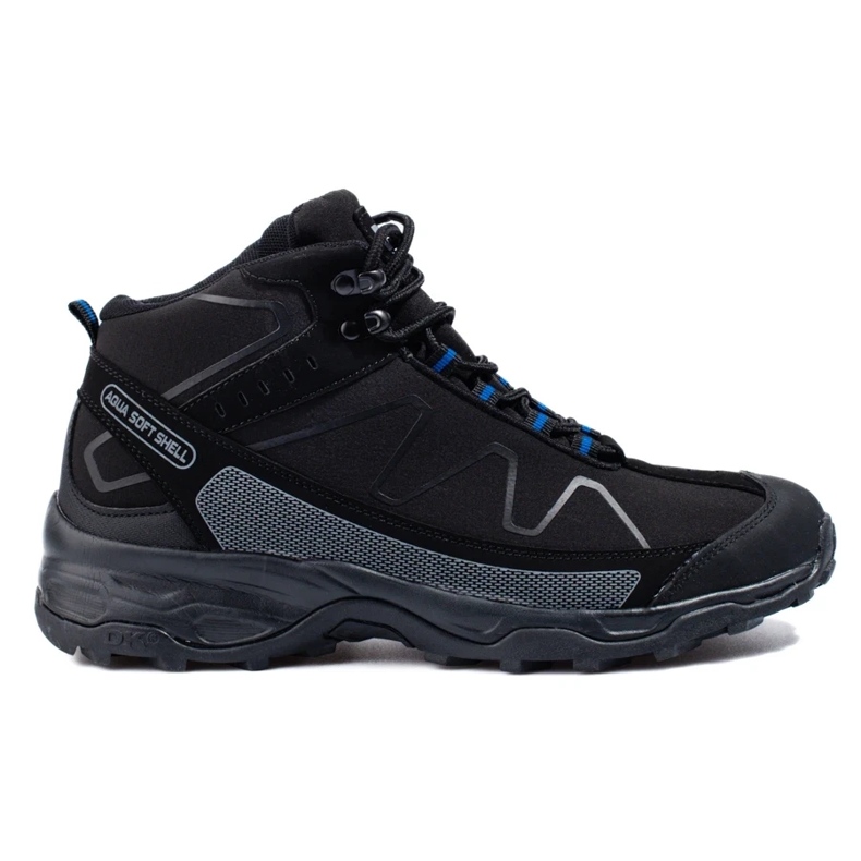 Sapatos de trekking para homem com atacadores DK preto