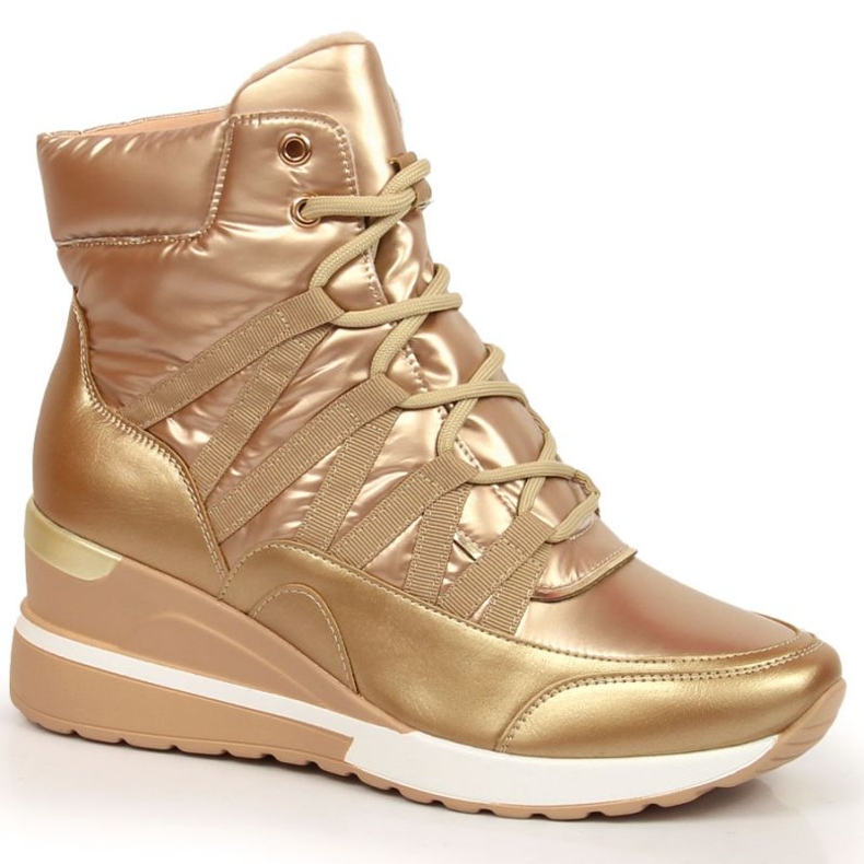 Botas de cunha Potocki W WOL101B dourado