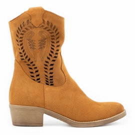 Olivier Botas de salto alto de mulher Angela vermelho aberto laranja Olivier Botas de salto alto de mulher Angela vermelho aberto laranja