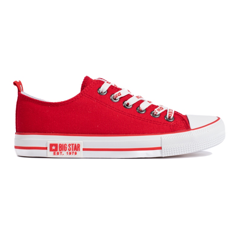 Tênis feminino Big Star KK274104 vermelho