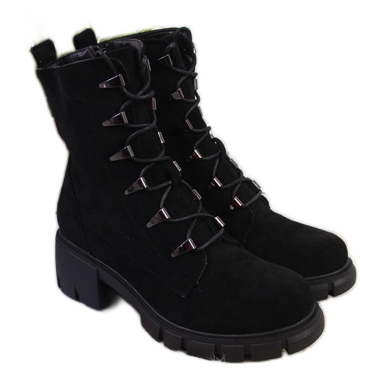 Jezzi Botas isolantes pretas para mulheres preto