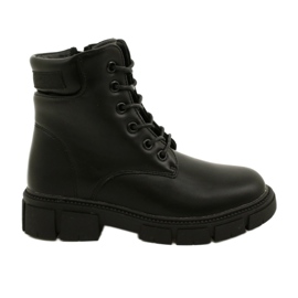 American Club Botas quentes de trabalhadores altos americanos preto