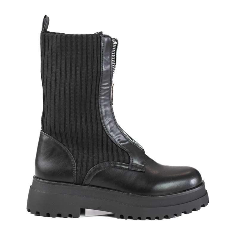 Bolsas femininas Shelovet pretas com zíper preto