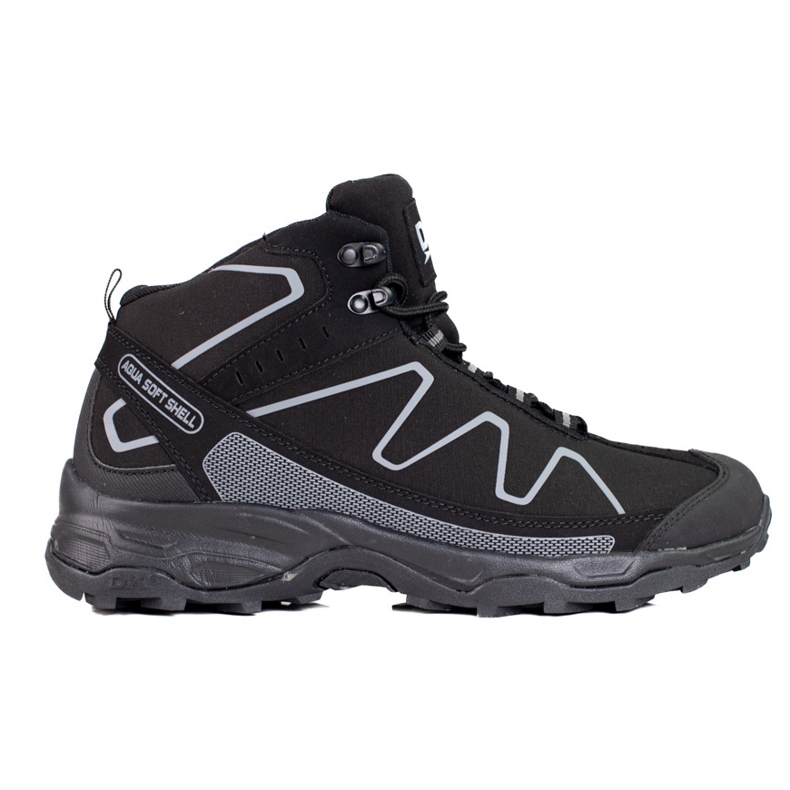 Sapatos de trekking para homem com atacadores DK preto
